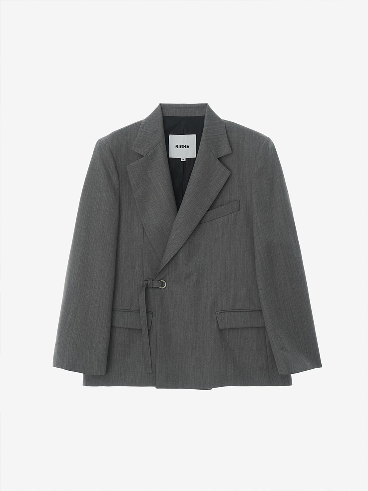 리게(RIGHE) OPEN JACKET GREY