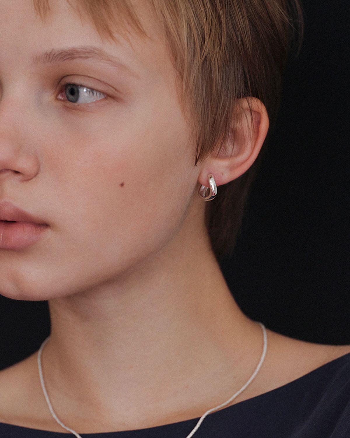 어나더레이어(ANOTHERLAYER) Front Earring (silver925)