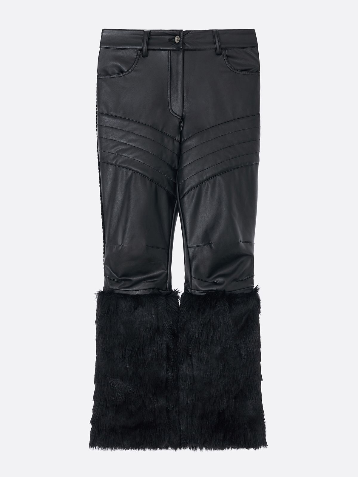 리게(RIGHE) LEATHER FUR PANTS