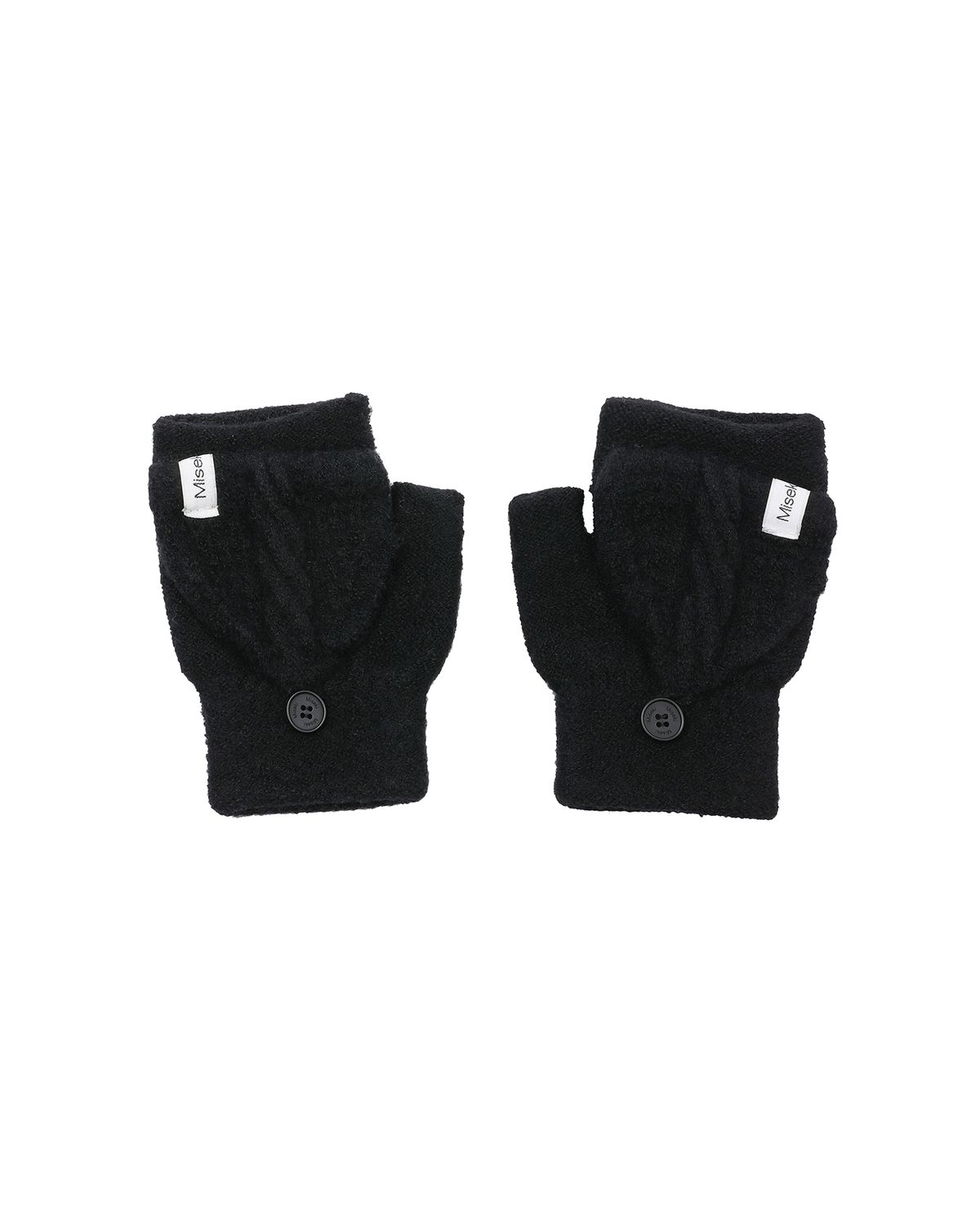 미세키서울(MISEKI SEOUL) Flip-top gloves BLACK