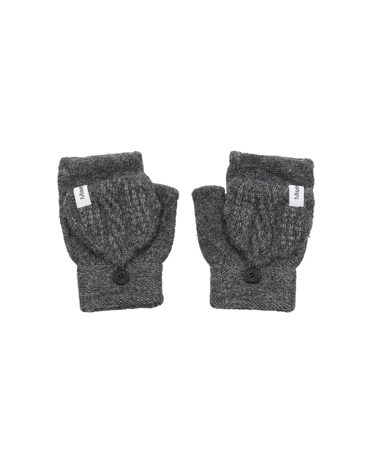 미세키서울(MISEKI SEOUL) Flip-top gloves CHARCOAL
