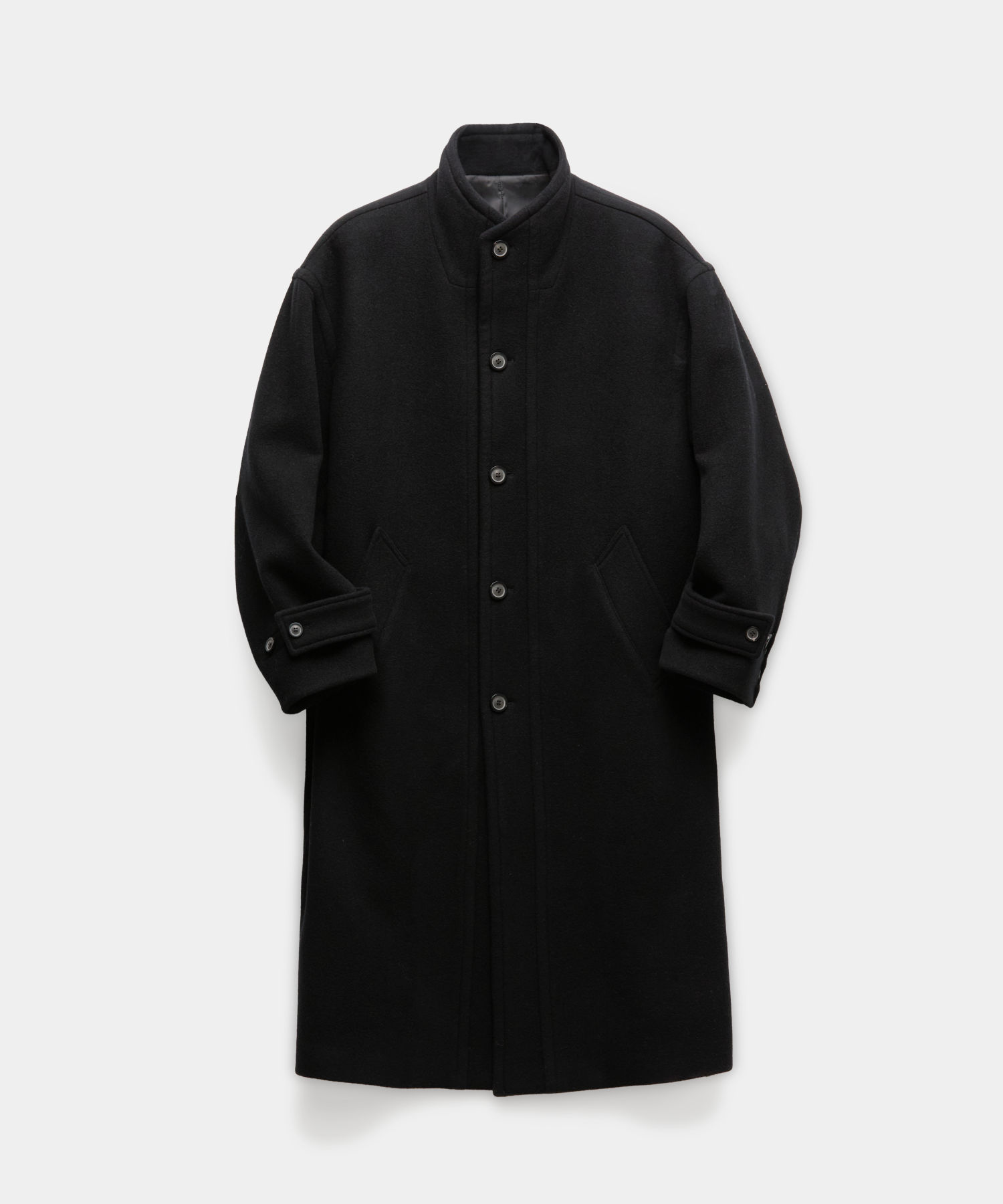 ジャケット・アウター Virgin Wool High-Neck Coat (Black) coor MUSINSA公式 | COOR Virgin wool high-neck coat (black)