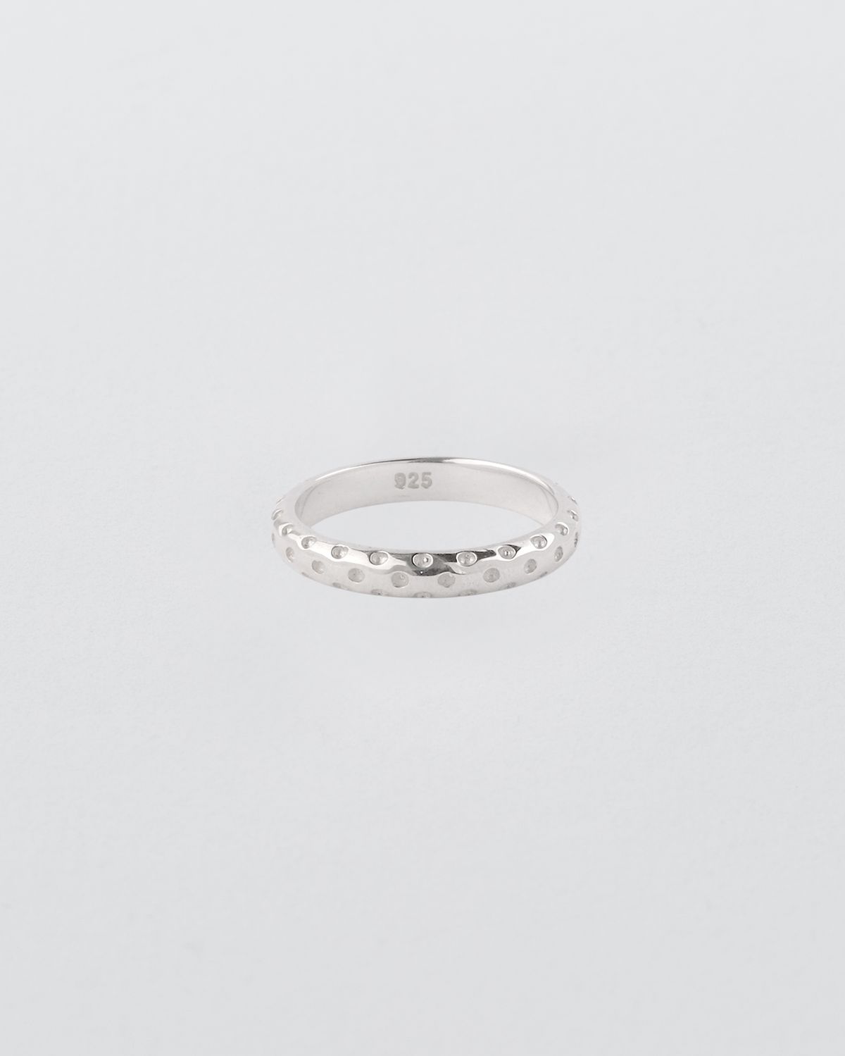어나더레이어(ANOTHERLAYER) Dots Band Ring (silver925)