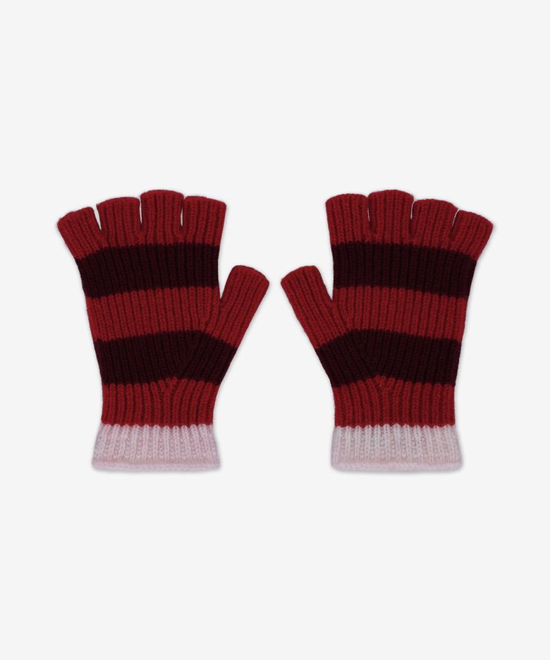 스트립 노 핑거 장갑 - 레드 / HOWU252PAGL089RD