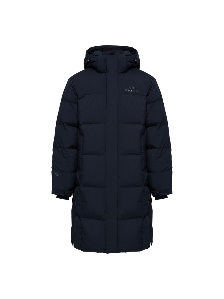 STELOL S (스테롤 S) UNI 윈드스타퍼 롱 다운 자켓_Dark Navy