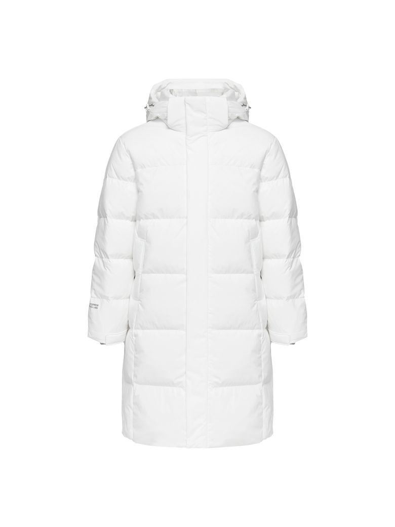 STELOL S (스테롤 S) UNI 윈드스타퍼 롱 다운 자켓_Off White