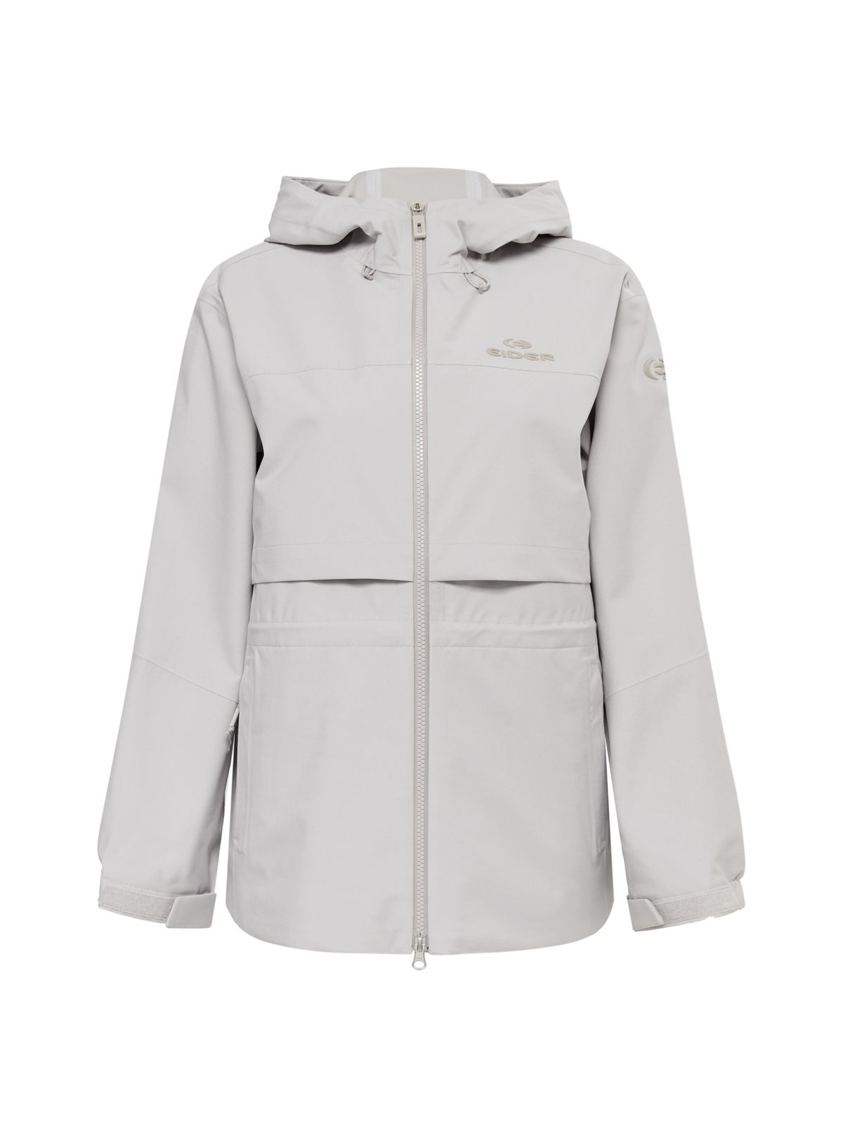 아이더(EIDER) WEATHER FLEX (웨더 플렉스) 여성 미들 2.5L 방수 자켓_Grayish BEIGE