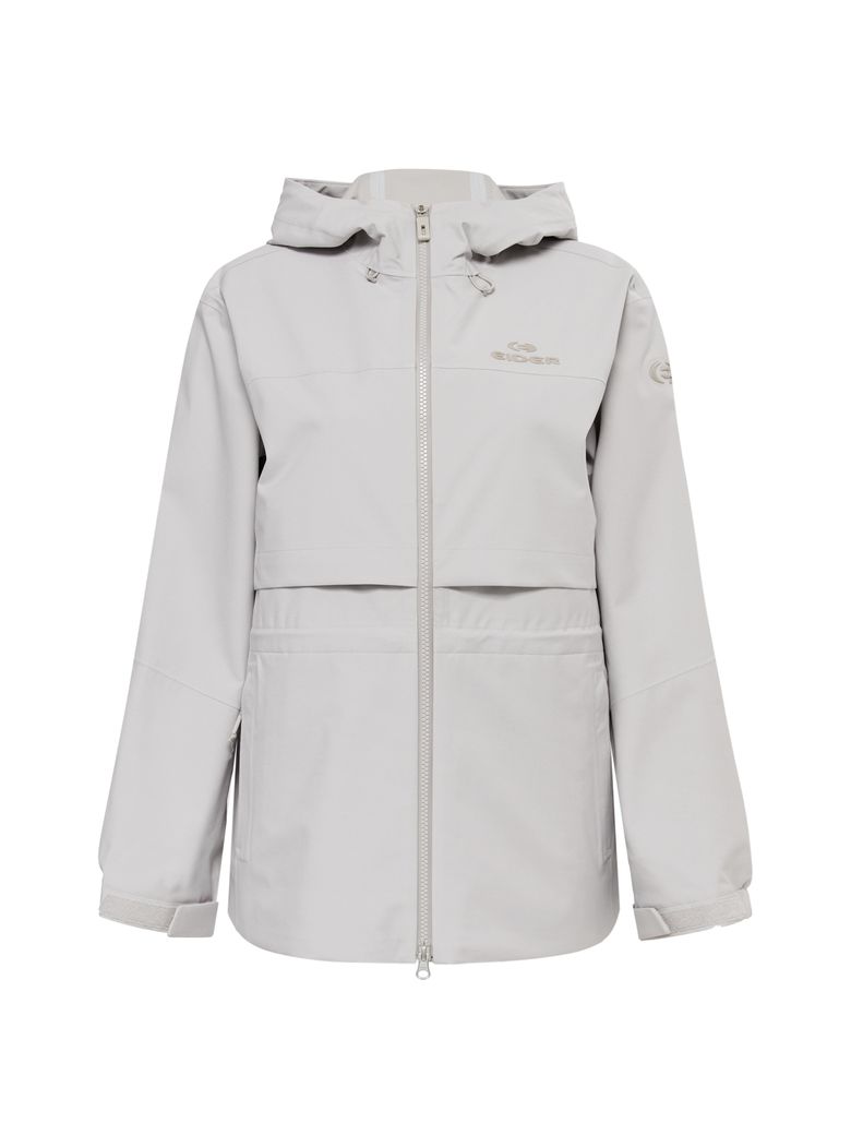 WEATHER FLEX (웨더 플렉스) 여성 미들 2.5L 방수 자켓_Grayish BEIGE