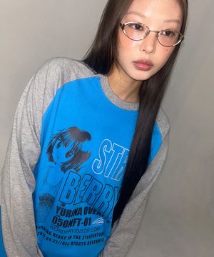 YURINA Raglan LS-T [Blue]