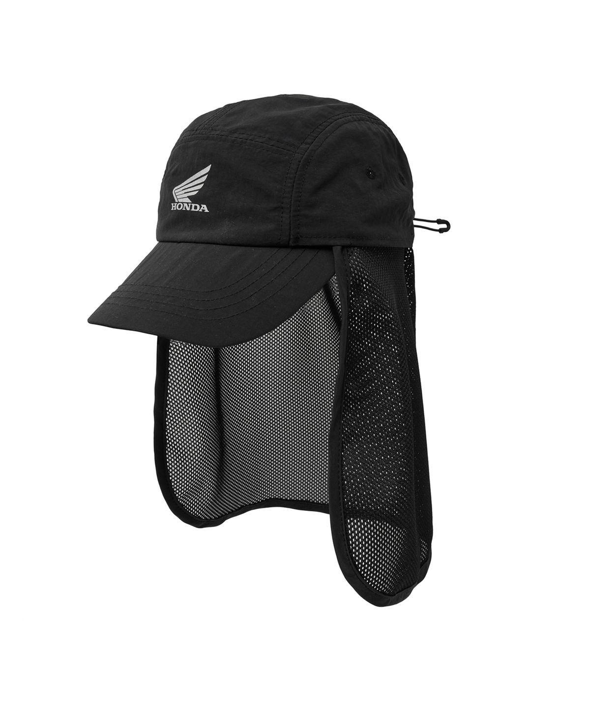 핍스 모터사이클(PHYPS MOTORCYCLE) H-Tech Wing Logo Sun Shade Cap Black