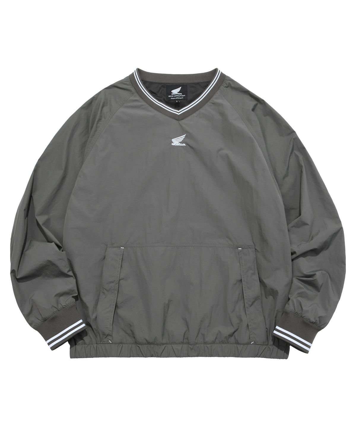 핍스 모터사이클(PHYPS MOTORCYCLE) Basic nylon Pocket Long Sleeve Charcoal