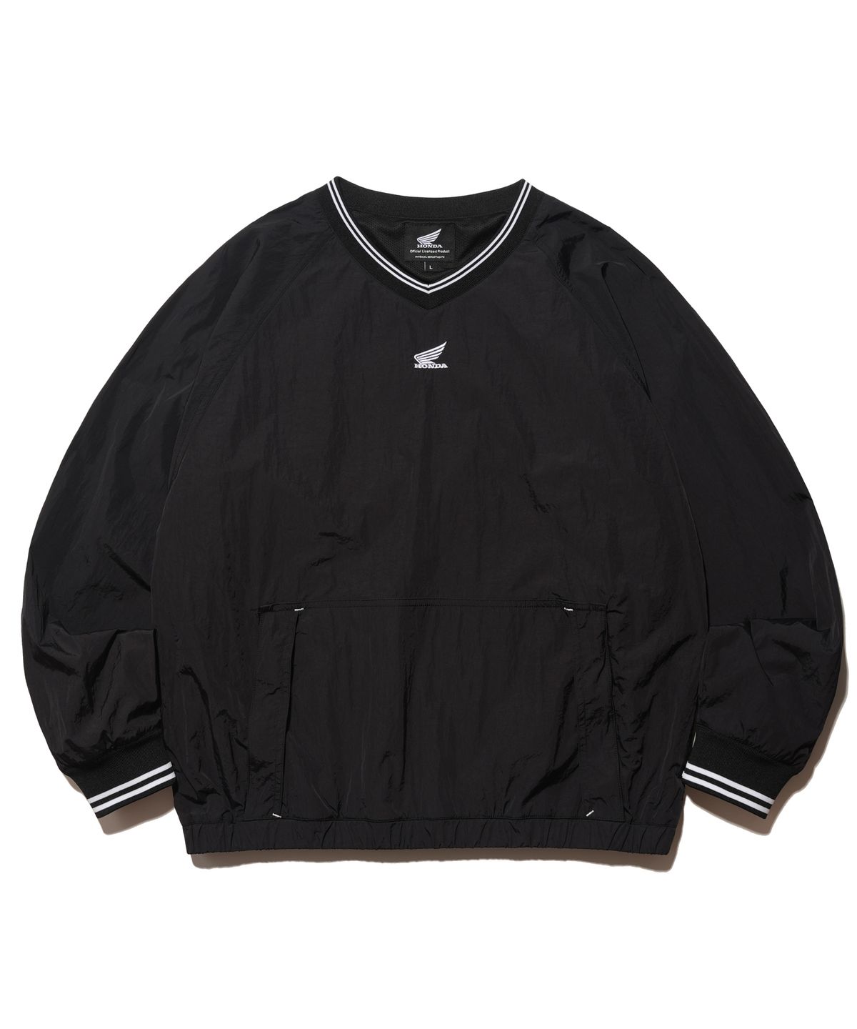 핍스 모터사이클(PHYPS MOTORCYCLE) Basic nylon Pocket Long Sleeve Black