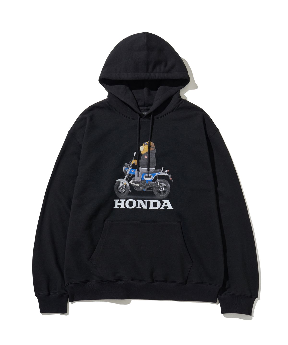 핍스 모터사이클(PHYPS MOTORCYCLE) DAX Bear Hoodie Black