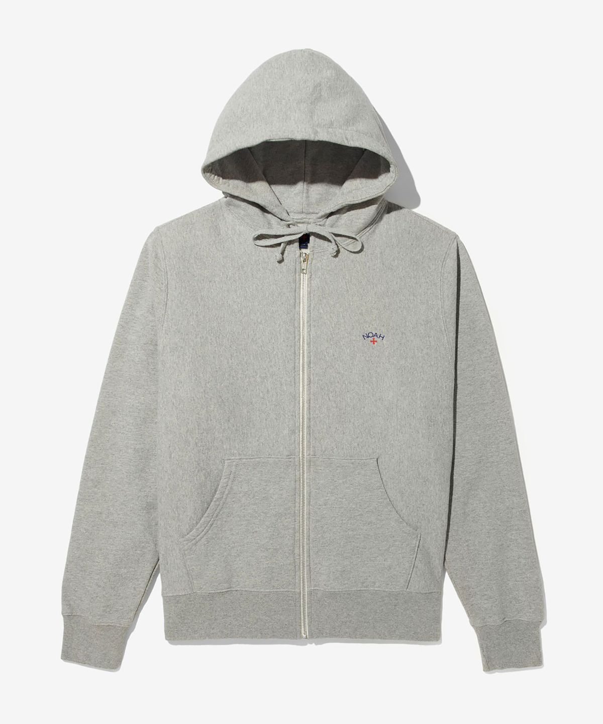 노아(NOAH) (U) 클래식 라이트웨이트 집업 후디 헤더 그레이 CLASSIC LIGHTWEIGHT ZIP-UP HOODIE HEATHER GREY