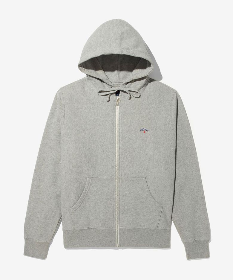 (U) 클래식 라이트웨이트 집업 후디 헤더 그레이 CLASSIC LIGHTWEIGHT ZIP-UP HOODIE HEATHER GREY
