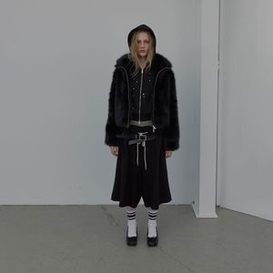 NEW FUR ZIP-UP JACKET (BLACK)