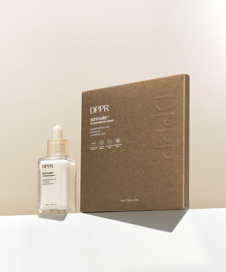 [소이충전 SET] 소이큐브 엑소리페어 세럼 50ml + 겔마스크 4매입