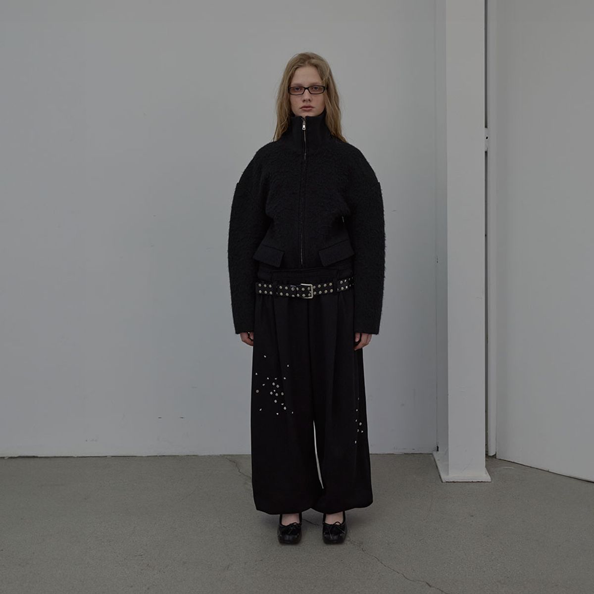 엘씨디씨티엠(LCDC™) BOUCLE JACKET (BLACK)