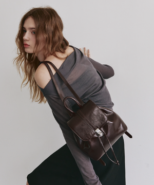 muko mini backpack-무코미니백팩 [브라운]