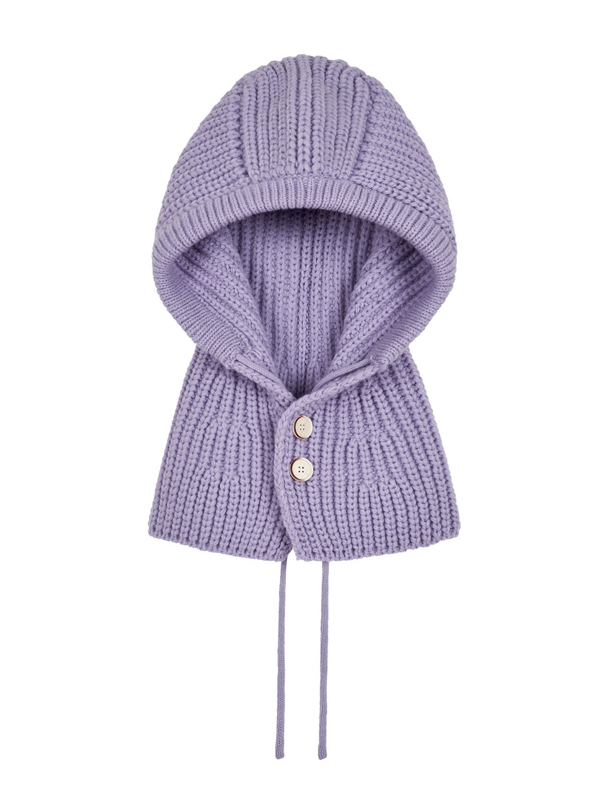 비플랫 베네통(Bb' BENETTON) 윈터 니트 후드 바라클라바 (Light Violet)