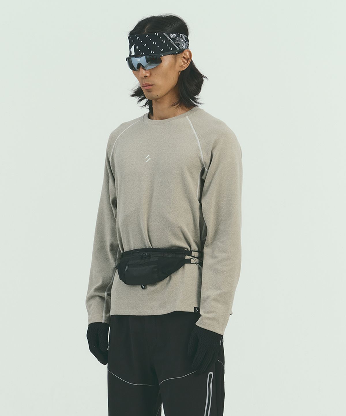 웰터 익스페리먼트(WELTER EXPERIMENT) PONTEX LONG SLEEVES T-SHIRT_OLIVE