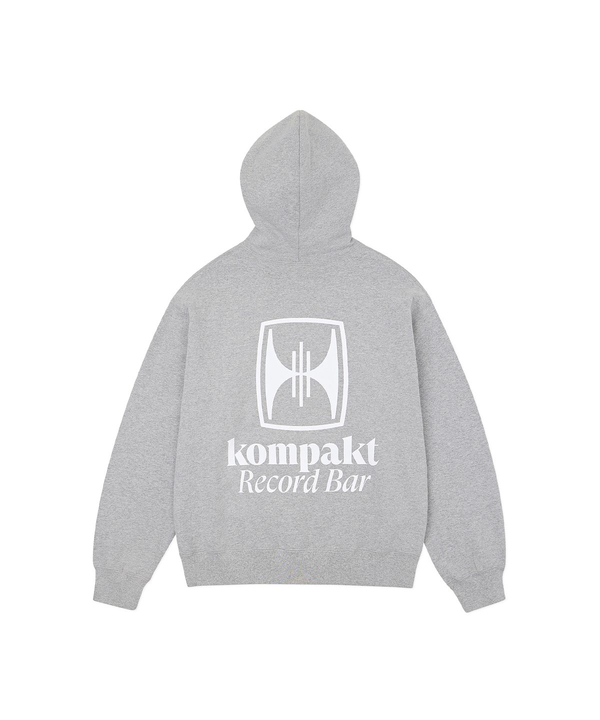 콤팩트 레코드 바(KOMPAKT RECORD BAR) KRB Big Logo Heavyweight Hoodie(400GSM) - Heather Grey