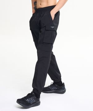 스트레치 4포켓 카고 조거 팬츠 데일리 등산 운동 스포츠 바지 M 블랙