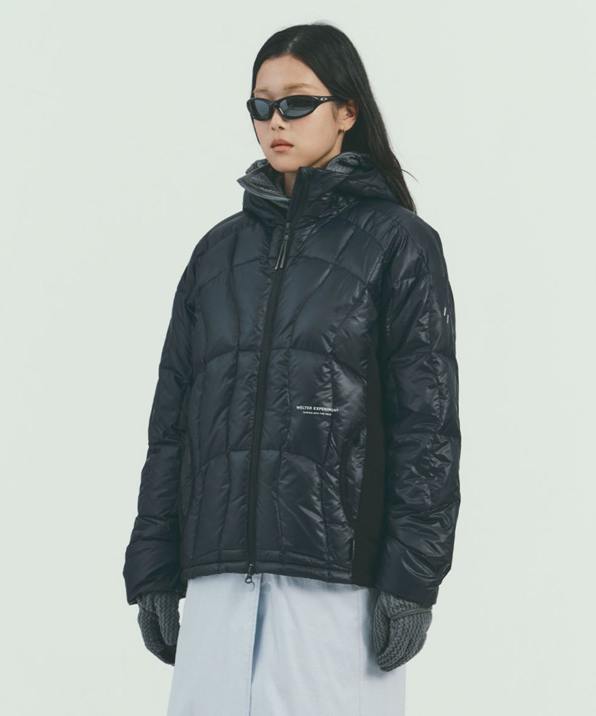 웰터 익스페리먼트(WELTER EXPERIMENT) AIRQUILT MIDWEIGHT PERTEX DOWN JACKET_BLACK