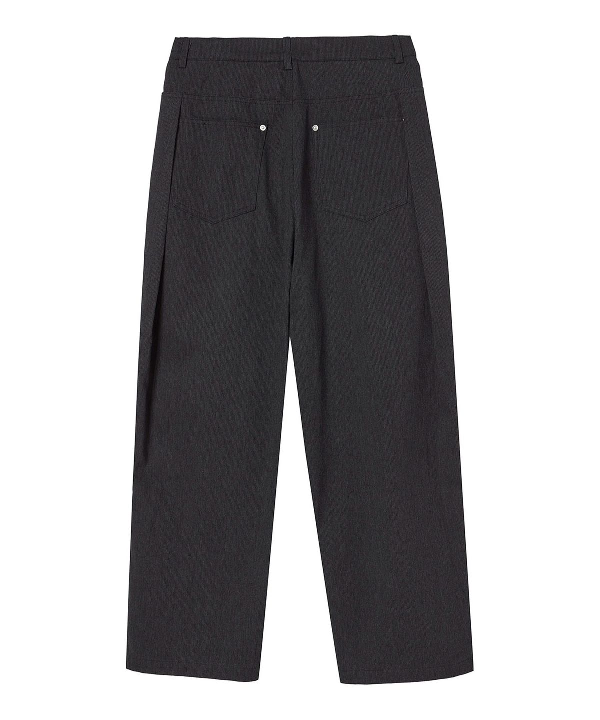 신더(CINDER) Back polding pants - black