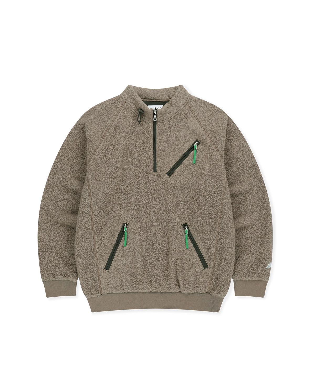 썬러브투어(SUNLOVETOUR) Zip Player Fleece Pullover Taupe