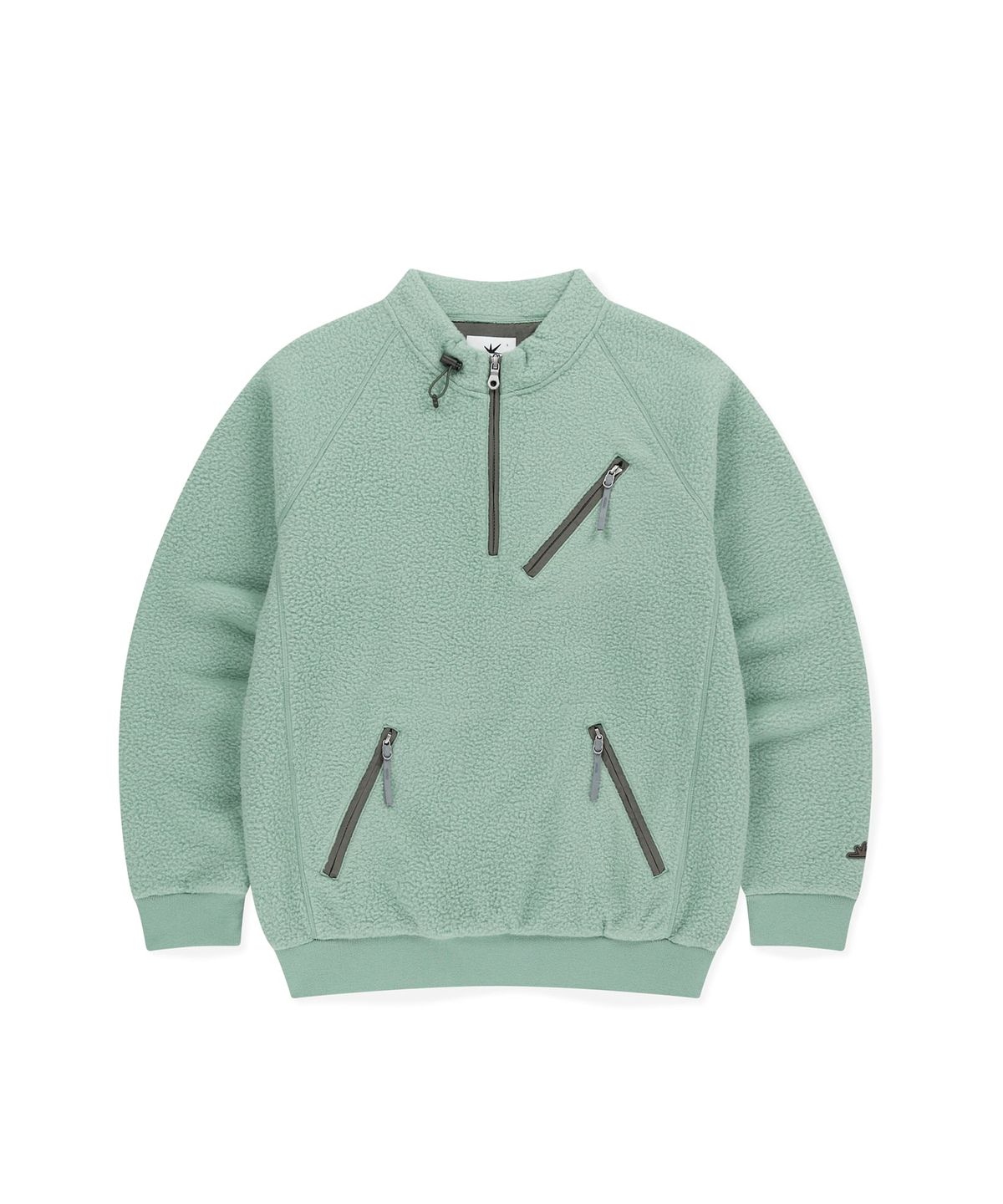 썬러브투어(SUNLOVETOUR) Zip Player Fleece Pullover Light Teal