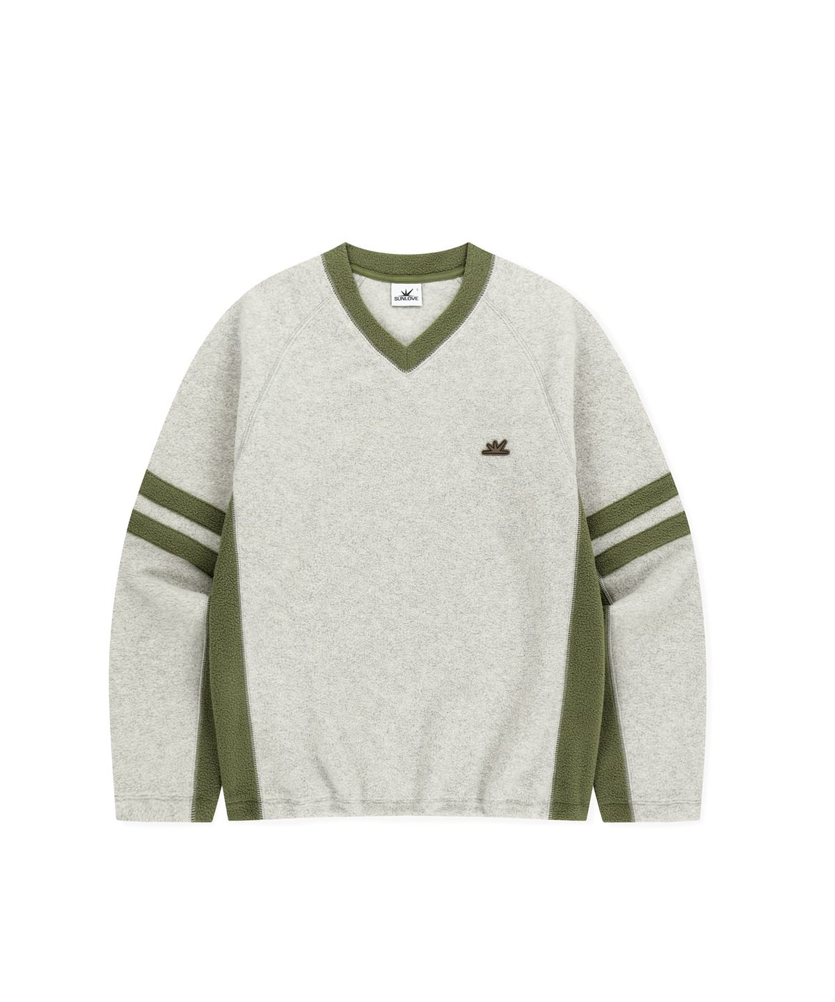 썬러브투어(SUNLOVETOUR) V Fleece Pullover Heather Grey