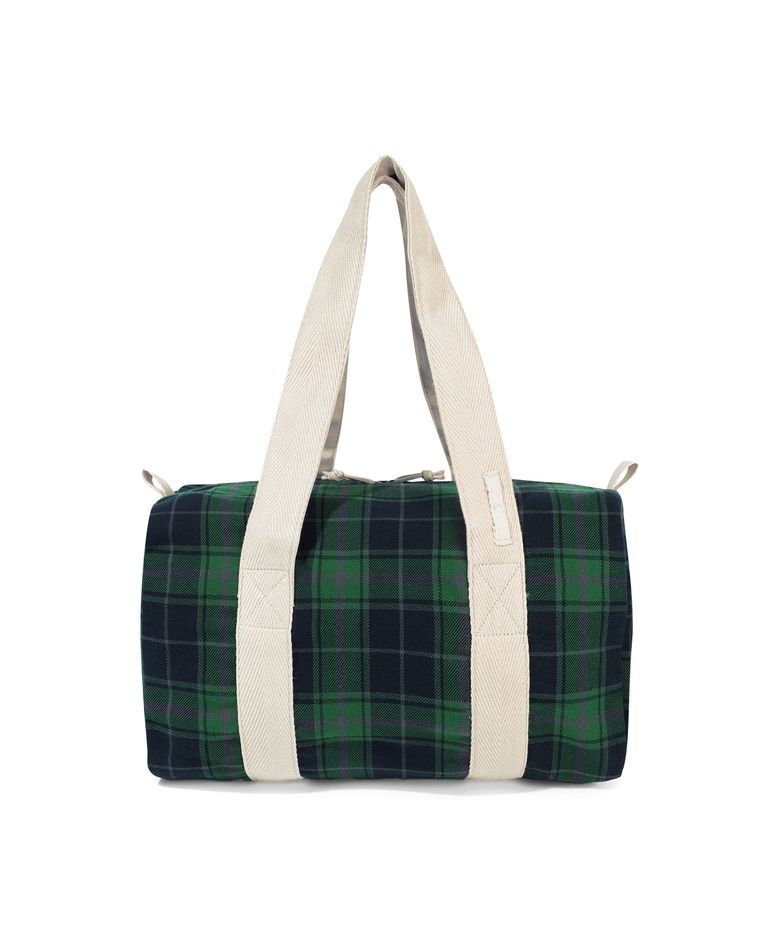 Flannel Micro Duffle Bag Green