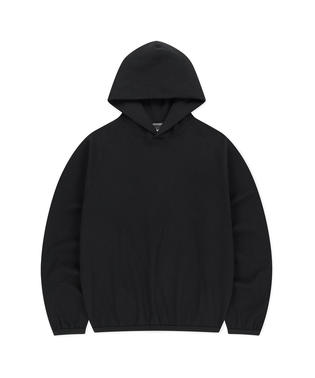 썬러브(SUNLOVE) Aero Waffle Hoodie Black