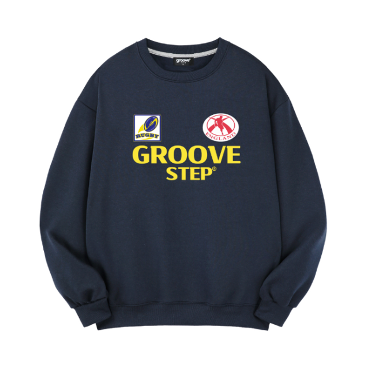 그루브스텝(GROOVESTEP) 럭비 캘리포니아 맨투맨 티 H0287