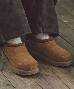 크로코 윈터 슈즈 R24U003 (체스넛 스웨이드)