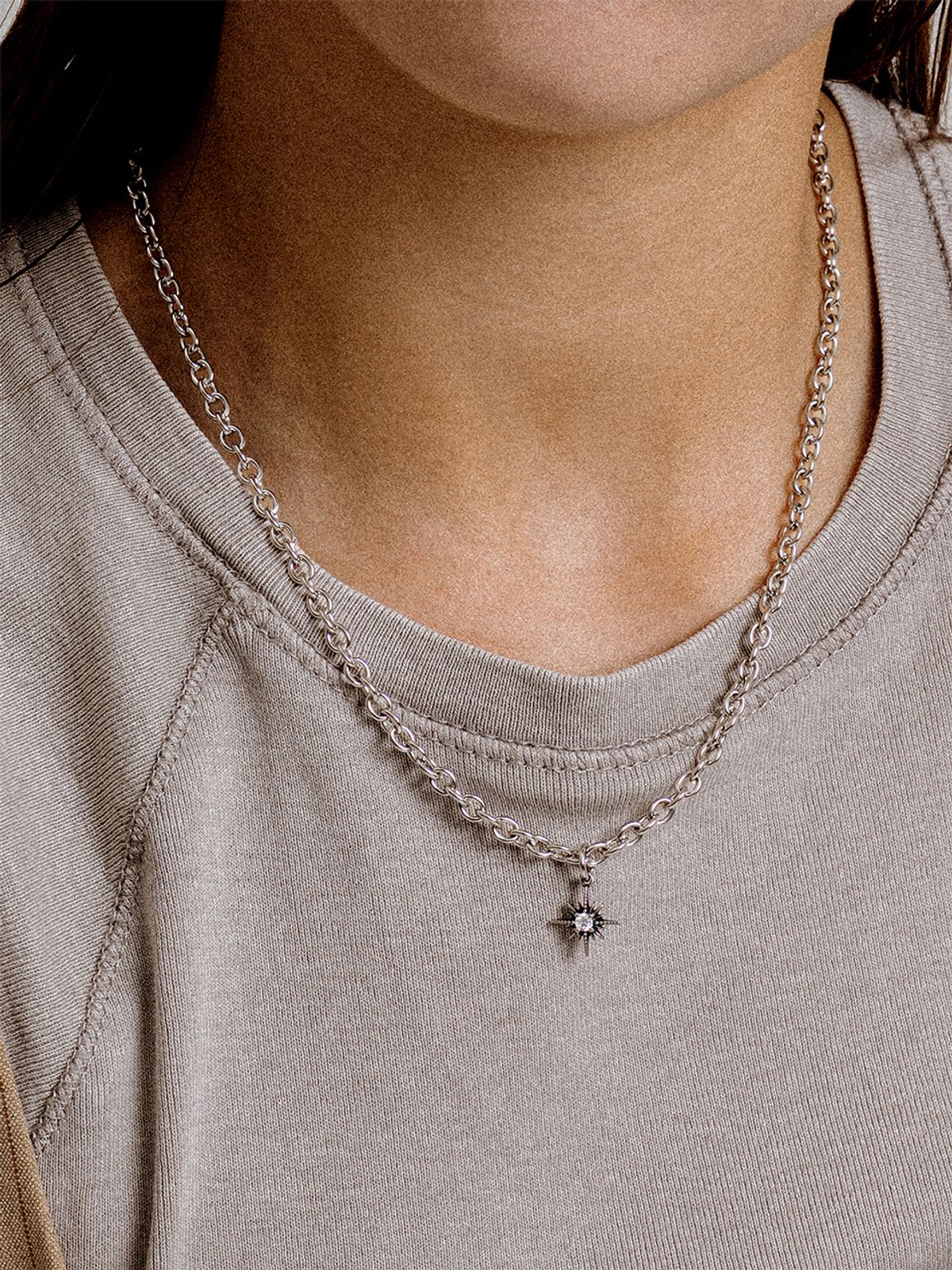 스칼렛또(SCALETTO) UR005 Stardust Pendant Necklace