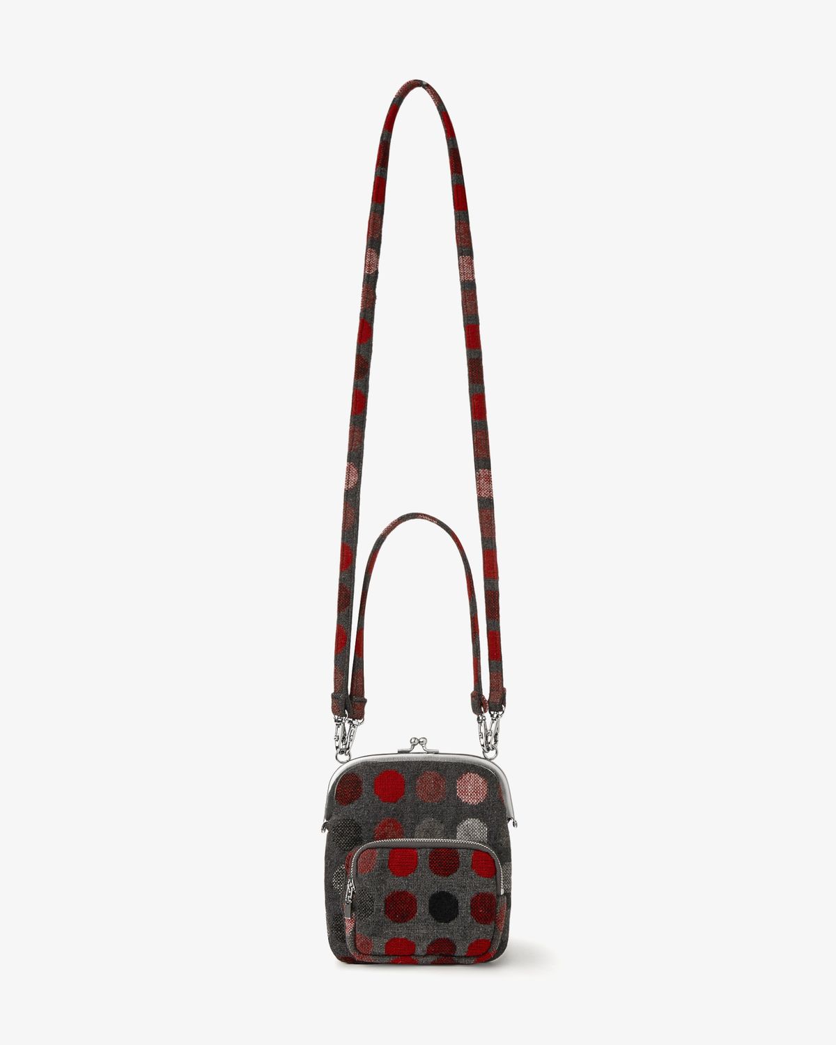 에이이에이이(AEAE) MINI POCKET 2WAY BAG [DOT CHARCOAL]