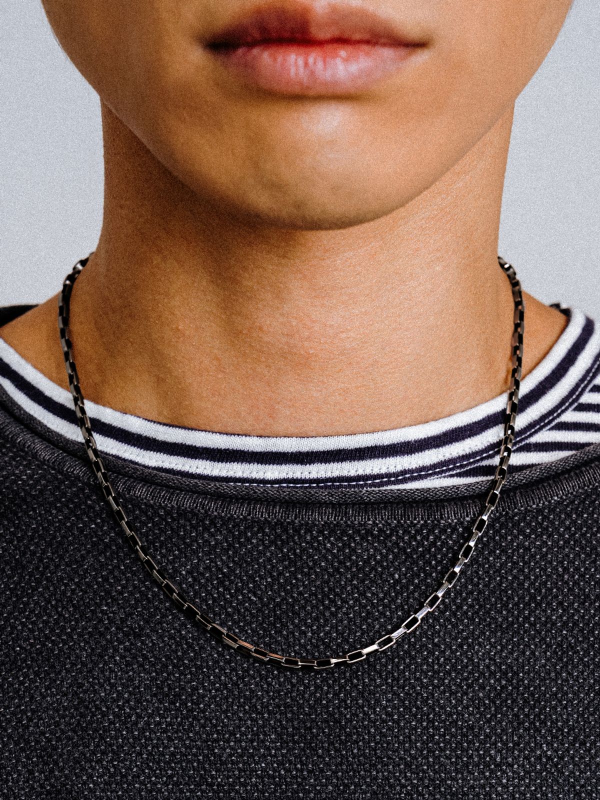 스칼렛또블랙(SCALETTOBLACK) URM010 Clip Chain Necklace