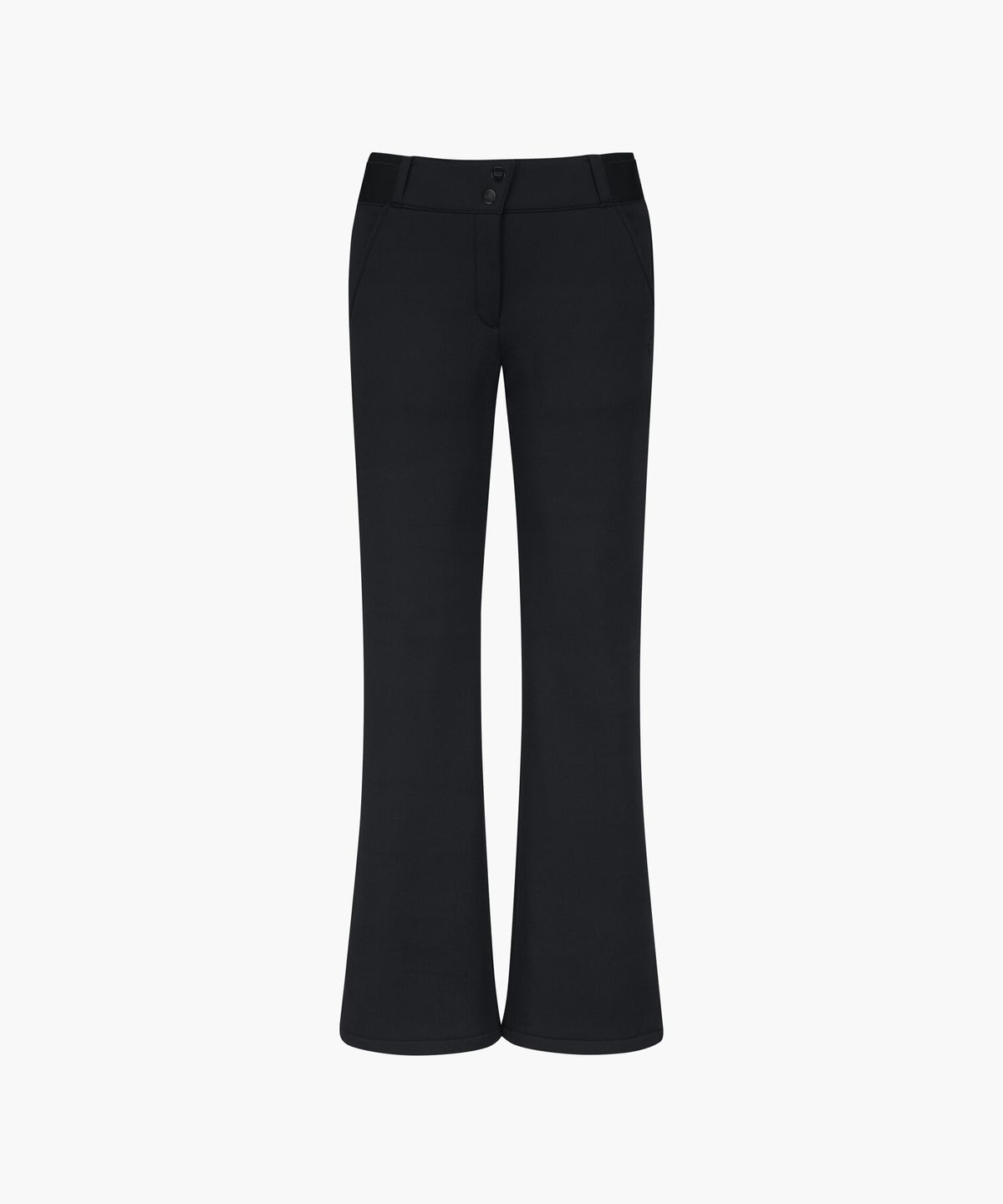 르꼬끄 골프(LECOQ GOLF) 여성 양옆밴드 본딩 부츠컷 팬츠 _BLCK GQ422LPTO1