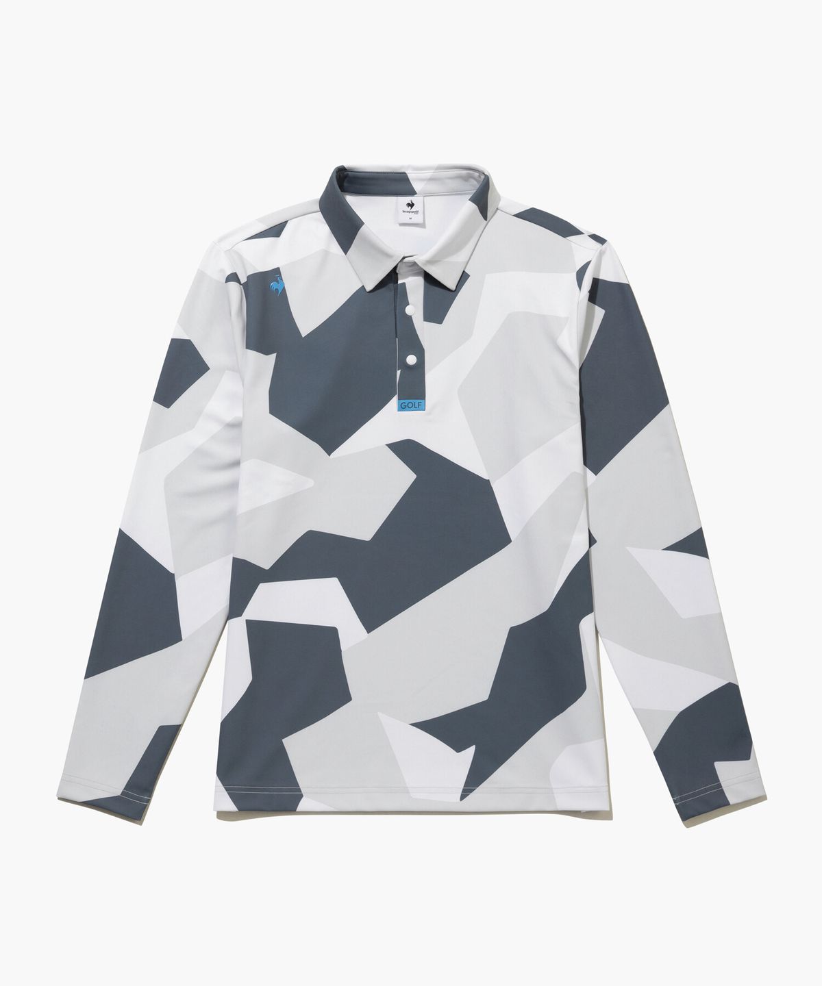 르꼬끄 골프(LECOQ GOLF) 남성 CAMO 브러쉬드 폴로 티셔츠 _CREM GQ421MTLO4