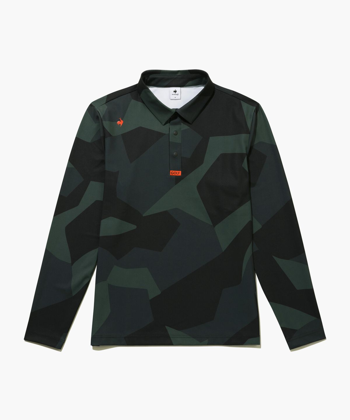르꼬끄 골프(LECOQ GOLF) 남성 CAMO 브러쉬드 폴로 티셔츠 _CHCL GQ421MTLO4