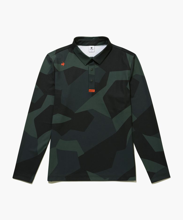 남성 CAMO 브러쉬드 폴로 티셔츠 _CHCL GQ421MTLO4