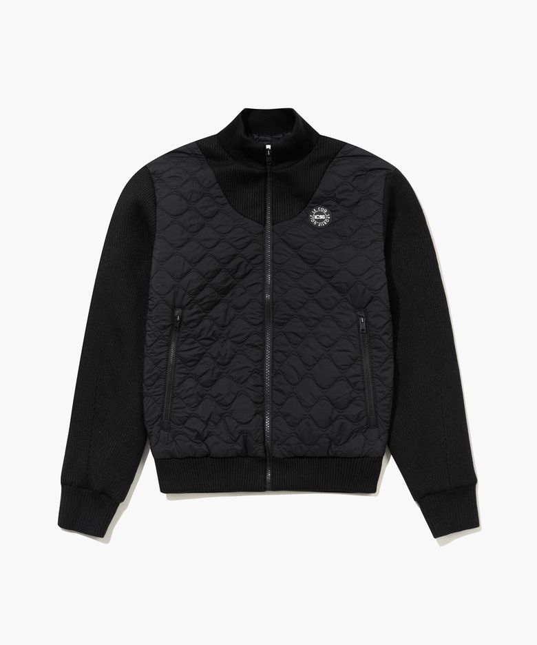 여성 퀼팅 하이브리드 패딩 점퍼 _BLCK GQ422LKCO2