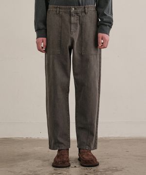 브라운 데님 팬츠 (BROWN)