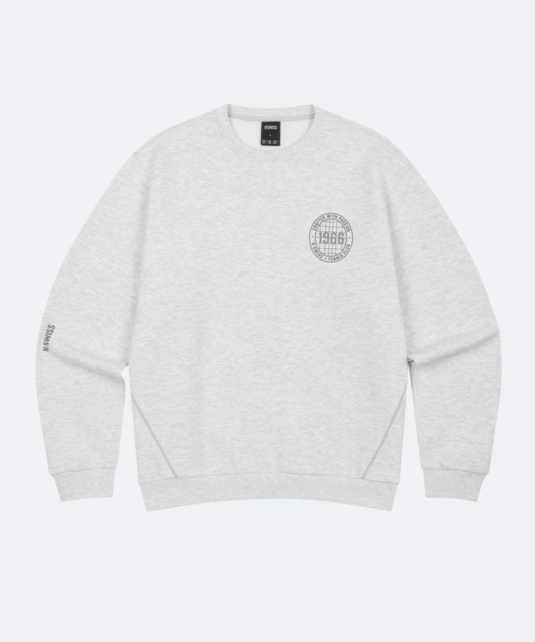 [UNISEX] 클래식66 플레이서클 브러쉬 스웨트 셔츠_1KSSRWU901MG