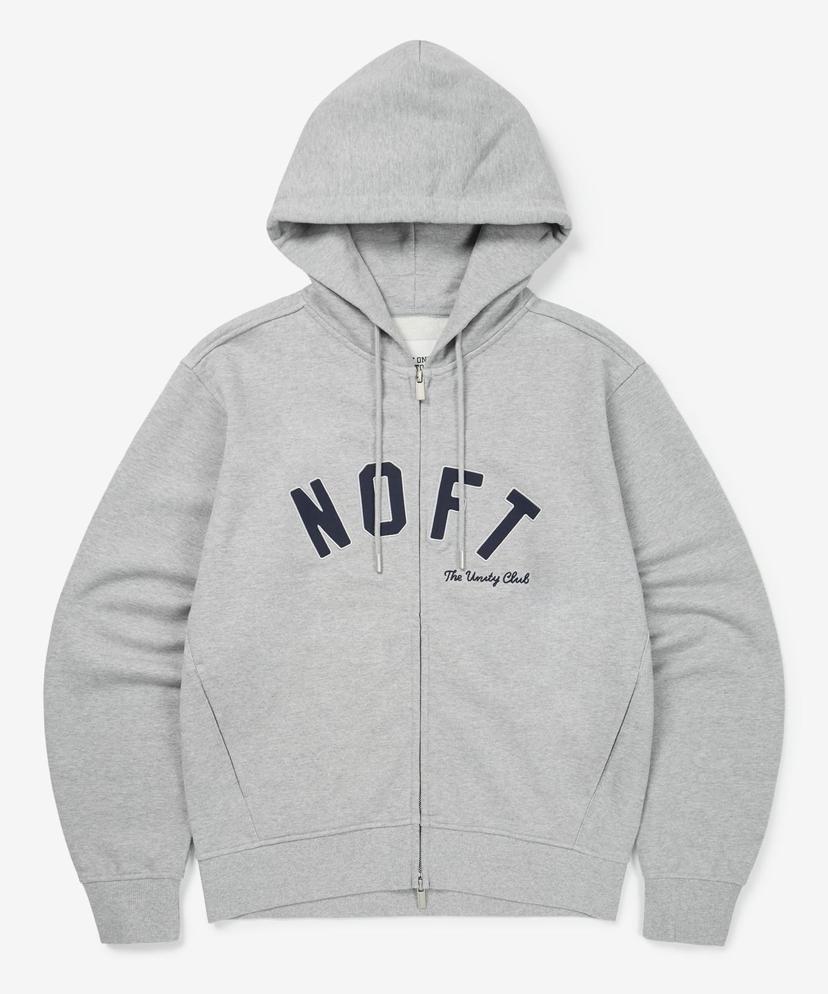 낫온리포투데이(NOT ONLY FOR TODAY) NOFT 올데이 후드 집업 [멜란지 그레이]