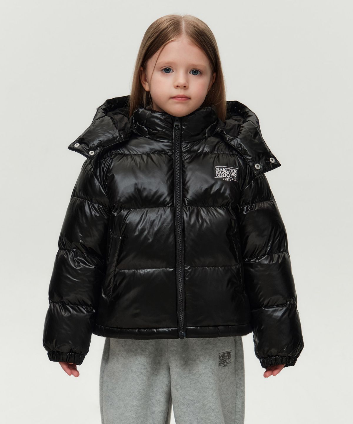 마리떼 키즈(MARITHÉ KIDS) KIDS GLOSSY DOWN JACKET black