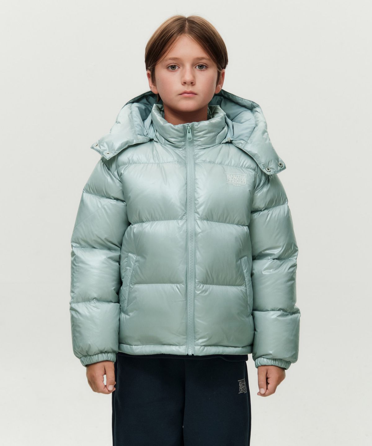 마리떼 키즈(MARITHÉ KIDS) KIDS GLOSSY DOWN JACKET blue
