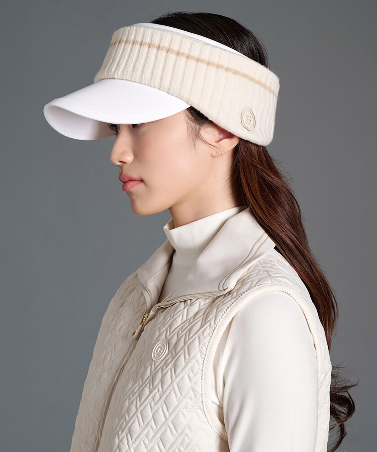 빈폴 액세서리(BEANPOLE ACCESSORY) 공용 방한 헤어밴드 - 아이보리